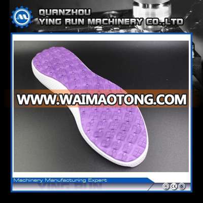 custom size EVA sports shoe sole mould making by machine